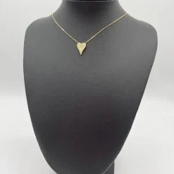 Indie Mae Jewelry The Sterling Silver Crystal Heart Necklace- Mini