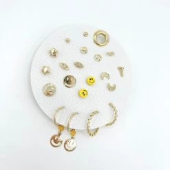 Indie Collection New Arrivals Smiley Earring Set