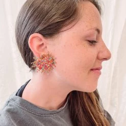 Indie Mae The Kourtney Heart Earrings Jewelry