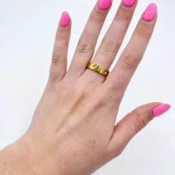 Indie Collection Lovie Stainless Steel Ring