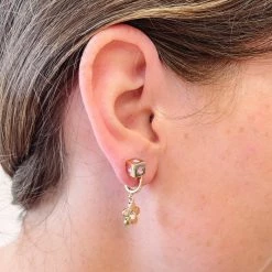 Indie Collection New Arrivals Cube Heart Studs