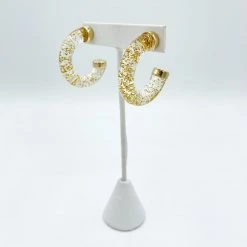 Indie Collection The Faith Glitter Hoops New Arrivals