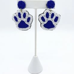 Indie Collection New Arrivals Paw Print Earrings