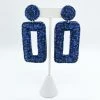Indie Collection USA Collection Statement Colored Bead Earrings