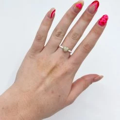 Indie Collection New Arrivals White Heart Ring