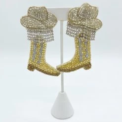 Indie Collection Rhinestone Cowgirl Earrings