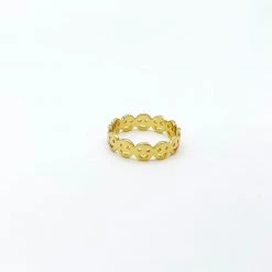 Indie Collection New Arrivals Multi-Smiley Face Ring