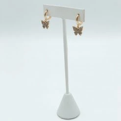 Indie Mae Butterfly Crystal Huggies