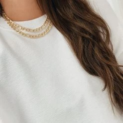 Indie Mae The Malia Double Chain Necklace