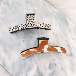 Indie Collection Animal Print Claw Clips