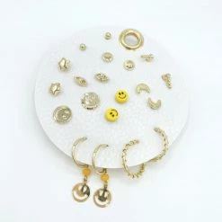 Indie Collection New Arrivals Smiley Earring Set
