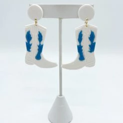 Indie Collection Cowboy Boot Clay Earrings New Arrivals