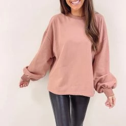 Indie Collection Lena Rust Pullover Pullovers + Hoodies