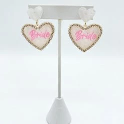 Indie Collection Glitter Bride Earrings