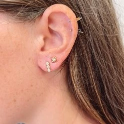 Indie Mae Cubic Bar Studs