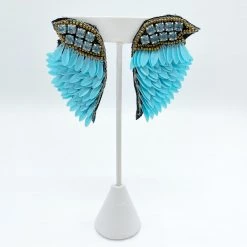 Indie Collection Blue Wing Earrings USA Collection