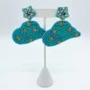 Indie Collection New Arrivals Turquoise Cowgirl Hat Earrings