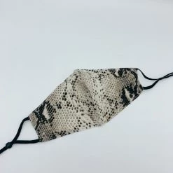 Indie Mae Snake Print Face Mask Accessories