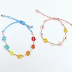 Indie Collection Colorful Daisy Bracelet