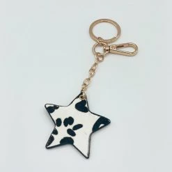 Indie Mae Accessories Animal Print Star Keychain