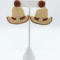 Indie Collection The Cowgirl Hat Earrings New Arrivals