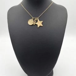 Indie Collection New Arrivals Smiley Face Charm Necklace