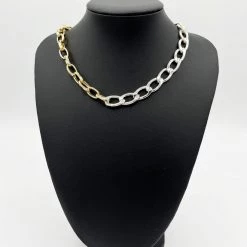 Indie Collection Two-Toned Chunky Chain Necklace