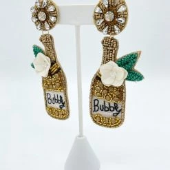 Indie Collection New Arrivals Bubbly Gold Earrings