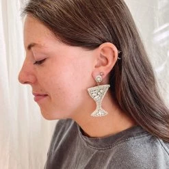 Indie Collection All That Glitters Drink Earrings