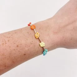 Indie Collection Colorful Daisy Bracelet
