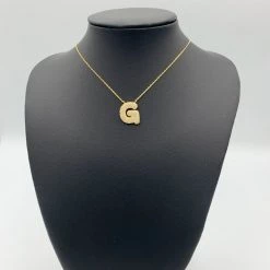 Indie Mae Jewelry Crystal Initial Necklace