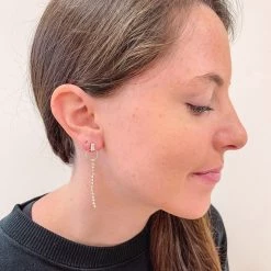 Indie Collection The Bell Crystal Drop Earrings New Arrivals