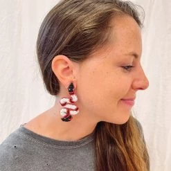 Indie Collection New Arrivals Ella Snake Earrings