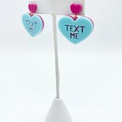 Indie Collection Text Me Valentine Earrings New Arrivals