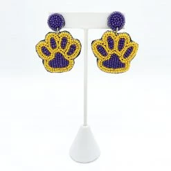 Indie Collection New Arrivals Paw Print Earrings