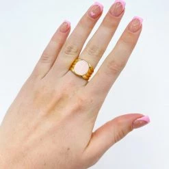 Indie Collection Pink Statement Ring New Arrivals