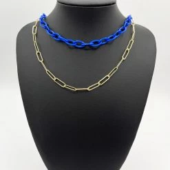 Indie Collection Color Pop Chain Necklace Vacay Collection