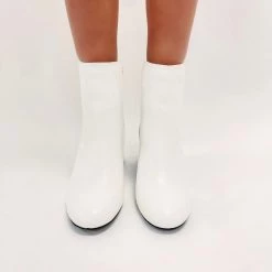 Indie Collection Whitney White Booties 9 Indie Collection Whitney White Booties