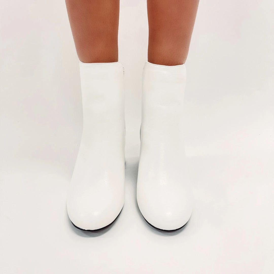 Indie Collection Whitney White Booties 5 Indie Collection Whitney White Booties