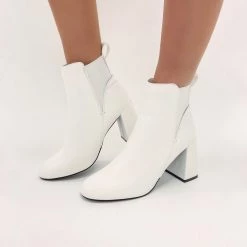 Indie Collection Whitney White Booties 8 Indie Collection Whitney White Booties