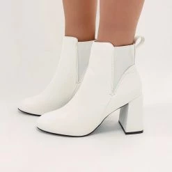 Indie Collection Whitney White Booties