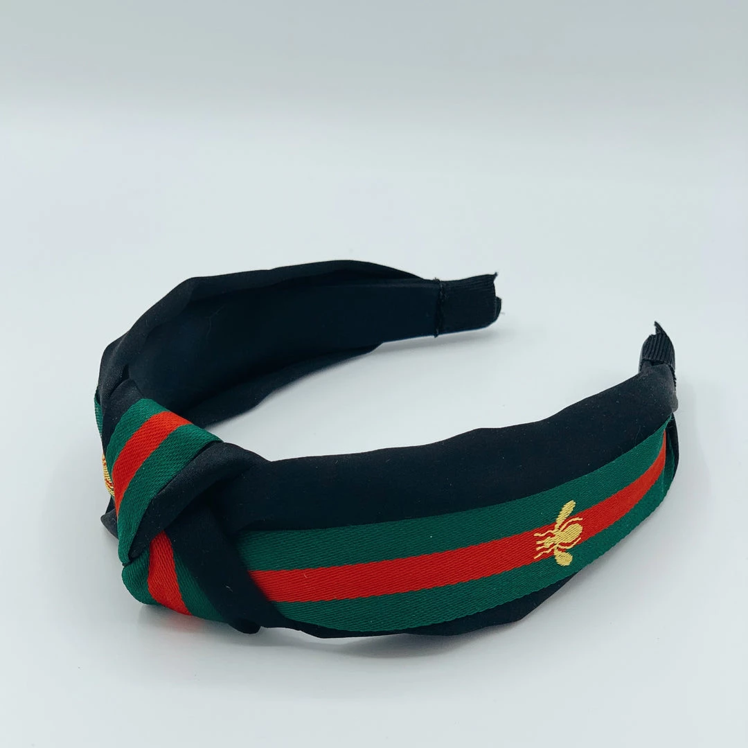 Indie Mae Jewelry Bee Embroidered Headband 1 Indie Mae Jewelry Bee Embroidered Headband