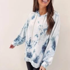 Indie Mae Tops Abigail Tie Dye Hoodie