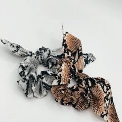 Indie Mae Accessories Snake Print Scrunchie