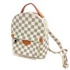 Indie Mae Checkered Mini Backpack Handbags