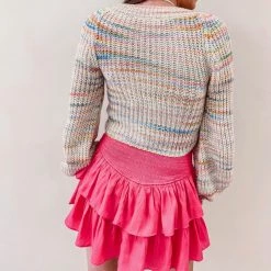 Indie Collection New Arrivals Rainbow Sweater Top