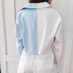 Indie Collection Two-Toned Button Up New Arrivals