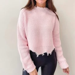Indie Collection Tops Hattie Pink Sweater