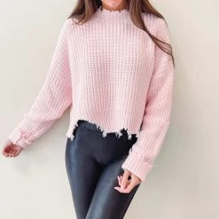 Indie Collection Tops Hattie Pink Sweater