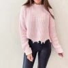 Indie Collection Tops Hattie Pink Sweater